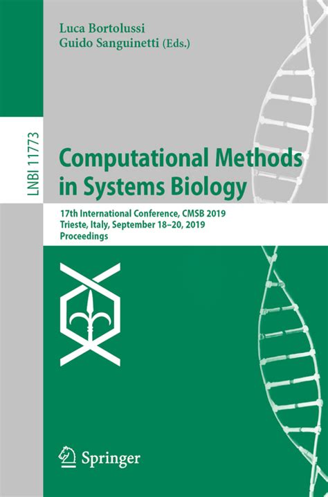 Postdoctoral positions available in computational biology and machine learning. Computational Methods in Systems Biology von Luca ...