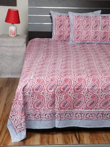 Floral Print Beautiful Indian Home Decor Cotton Bedsheets Type Double At Rs 1150 Piece In Jaipur