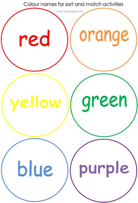 Learning Colors Printables Free Web Free Printable Coloring Pages For