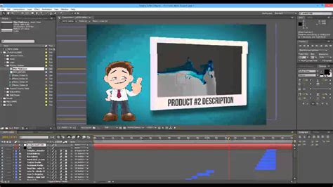 After Effects Tutorial 2d Cartoon Animation Youtube