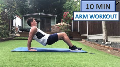 10 minute arm workout no equipment youtube