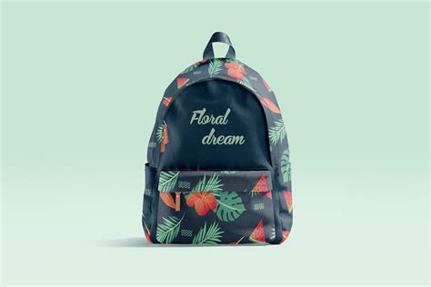 Backpack Mockup On Yellow Images Creative Store