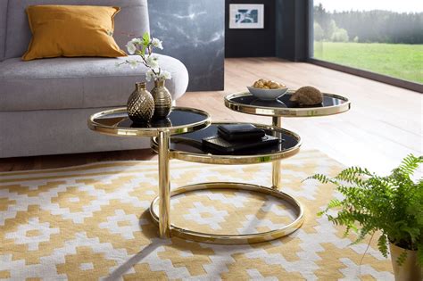 Noch mehr aus der serie riva. Sofatisch Gold Schwarz - Couchtisch L Atelier Luxus Glas ...