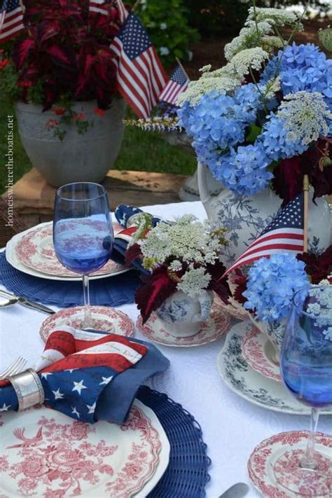 Stylish Patriotic Tablescapes You Can Copy Cindy Hattersley Design