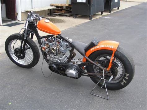 Vintage 1/8 harley drag bike. Knuckle drag bike | Drag bike, Custom bikes, Bike