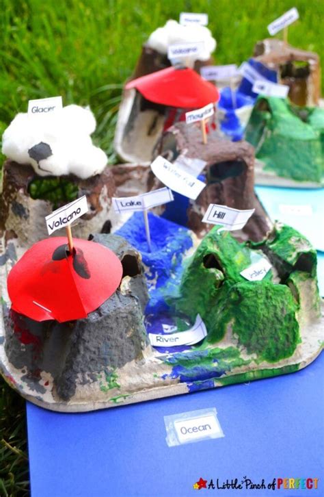 Landform Diorama Social Studies Craft For Kids Study Craft Paper
