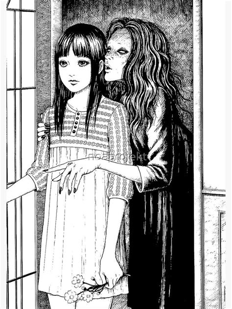 Whispering Woman Junji Ito Ma No Kakera Photographic Print By