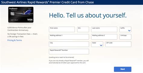 The if you're not a frequent flyer on southwest routes, though, rossman recommends a more general business credit card, like those found in the chase ink or. How to Apply for the Southwest Rapid Rewards Visa Credit Card