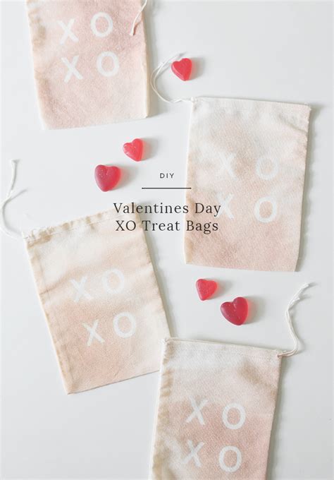 Diy Valentines Day Xo Treat Bags Almost Makes Perfect