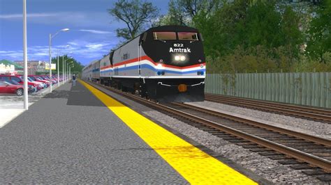 Amtrak Trainz Station Ultraracing