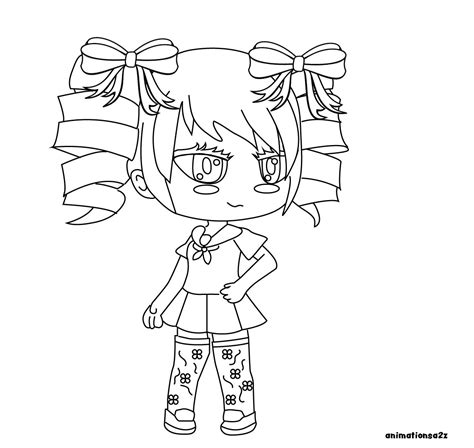 Contact gacha life on messenger. Coloring Pagesof Gocha Life Bold : Gacha Life Coloring ...