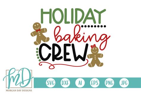 Holiday Baking Crew Svg By Morgan Day Designs Thehungryjpeg