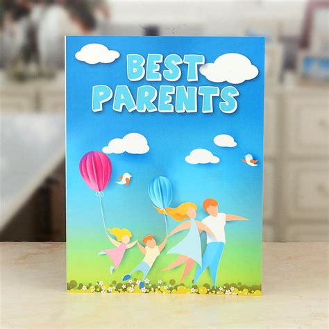 Personalized Greetings Card For Parents