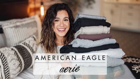 Aerie And American Eagle Fall Try On Haul 2022 Youtube