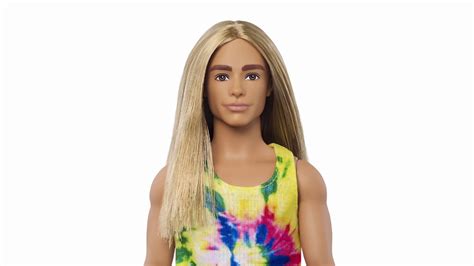 Mattel Barbie Fashionistas Doll 138 Ken Wlong Blonde Hair Tie Dye