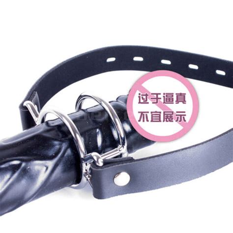 Deep Throat Double Round Open Mouth O Ring Gag Adult Games Bondage