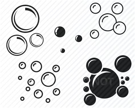 Download Bubbles SVG Bundle Bubble Vector Images Silhouette Clip ...