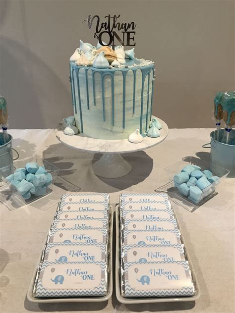 We did not find results for: First birthday boy sweet table - blue and grey elephant ...