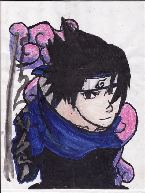 Sasuke Painting By Fenrirofparadise On Deviantart