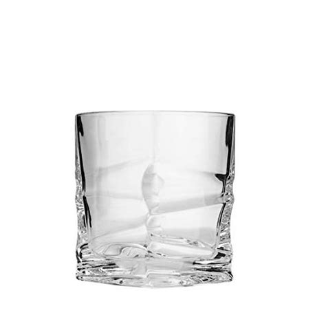 10 Oz Hand Made Crystal Whiskey Scotch Tumblers Clear Brandy Rum Glasses With Heavy Base Set Of