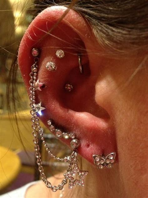 Double Cartilage Ear Piercing Tumblr
