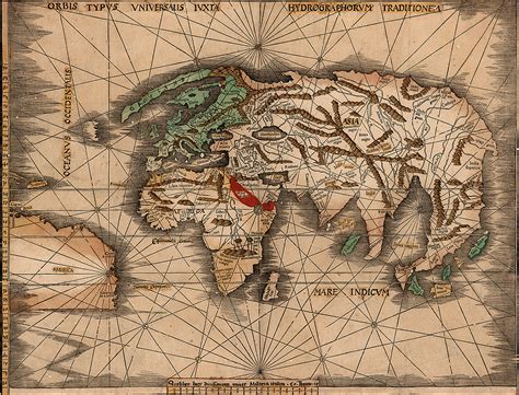 The Original World Map Tourist Map Of English