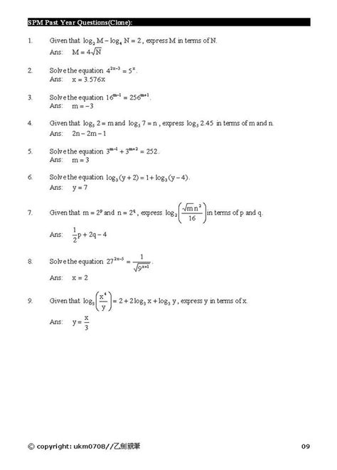 。 form 4 and form 5 (spm) additional mathematics (note, module, exercise + answer). Add Math - form 4 chapter 5 notes