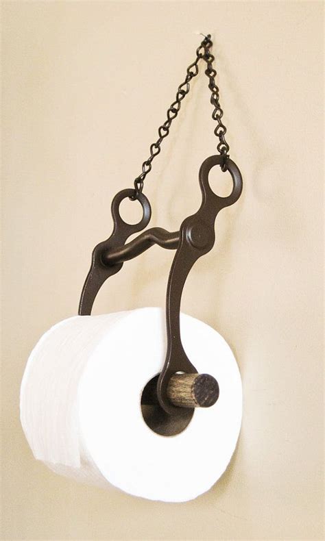 Enjoy free shipping on most stuff, even big stuff. Toilet Paper Holder Repurposed Horse Bit Rustic Bathroom ...