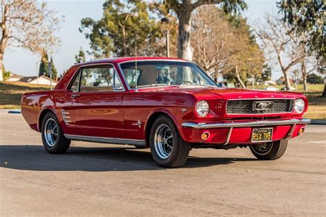 For Sale 1966 Ford Mustang Coupe Candy Apple Red 289ci V8 3 Speed
