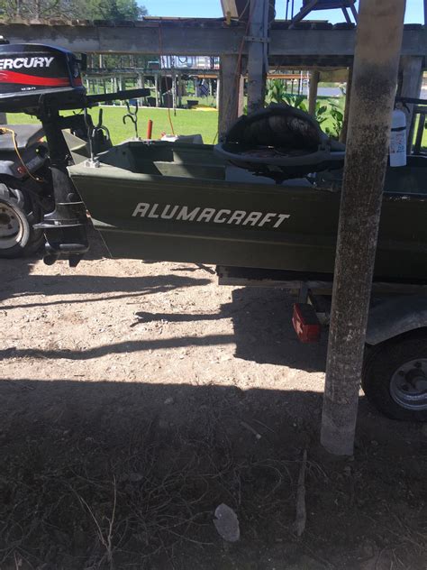 2008 Alumacraft Jon Boat Flat Bottom 14ft For Sale In Canyon Lake Tx