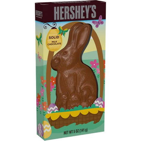 Hersheys Solid Milk Chocolate Easter Bunny Candy 5 Oz