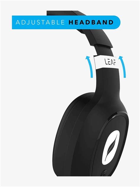 Buy Leaf Bass Over The Ear Bluetooth Headphone With Mic Black Online