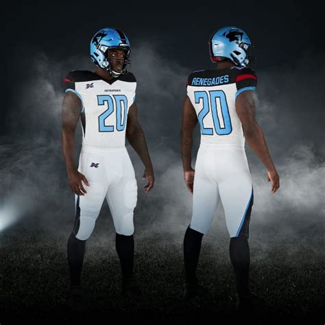 Xfl 2020 Dallas Renegades Away Uniforms Xfl Teams Team Uniforms Xfl