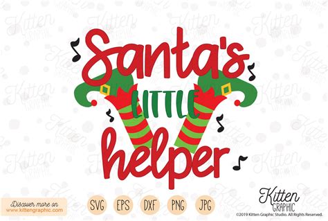 Santas Little Helper 401927 Svgs Design Bundles