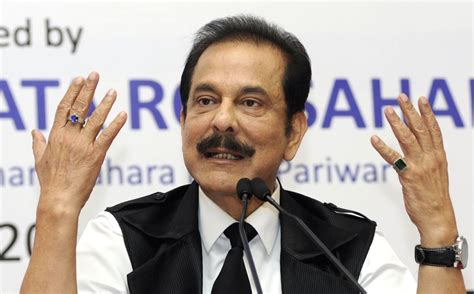 Sahara India Pariwar Chairman Subrata Roy During A Press Conference