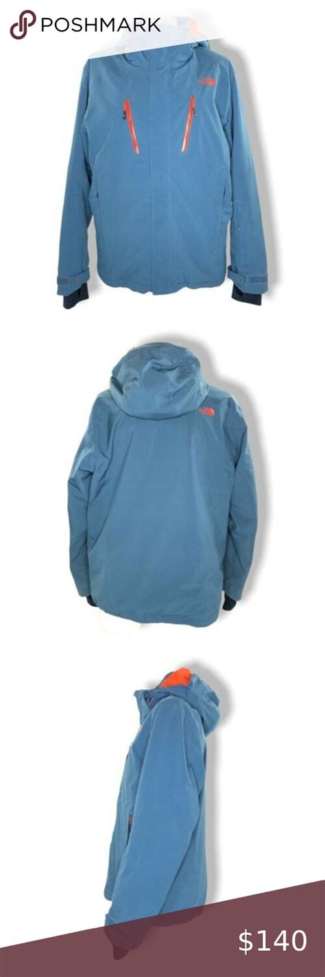 The North Face Mens Jeppeson Jacket Insulated Waterproof Blue Ski