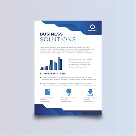 Free Vector Abstract Business Flyer Template