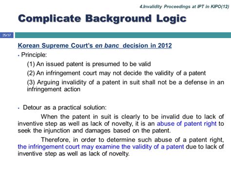 Kasan Insight Korea Ip Law Blog Correlation Of Patent Infringement