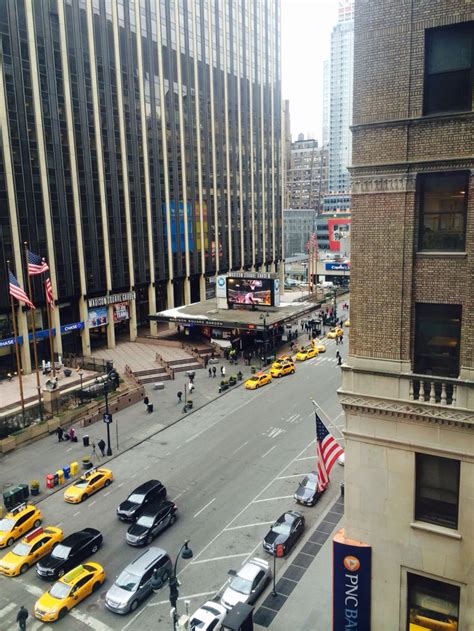 How far is penn station from madison square garden. View from the hotel, Penn Station, Madison Square Garden ...