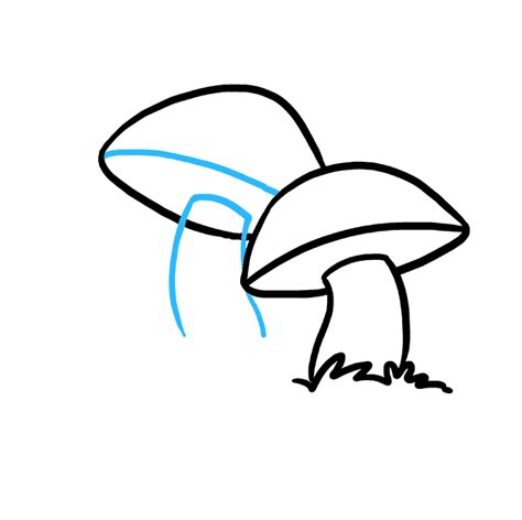 How To Draw A Mushroom Easy Step By Step Mushroom Drawing Tutorial For
