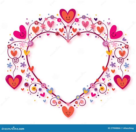 Heart Frame Stock Illustration Illustration Of Holiday 27908866