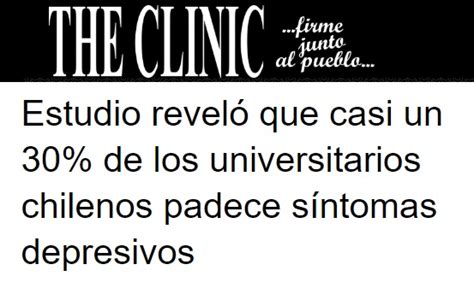 Prensa Estudio Reveló Que Casi Un 30 De Los Universitarios Chilenos