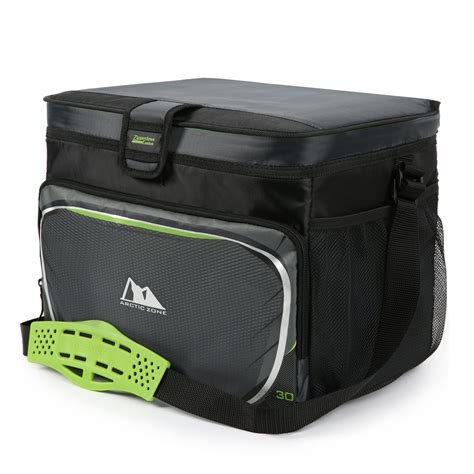 Arctic Zone 30 Can Zipperless Soft Sided Cooler With Hard Liner Black
