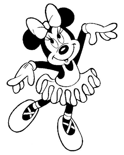 Minnie Mouse Para Colorear