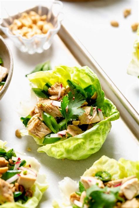 Easy Chicken Lettuce Wraps Healthy Seasonal Recipes
