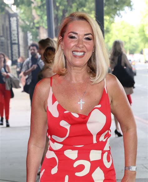 Claire Sweeney Arrives At Cabaret Allstars In London 07082021