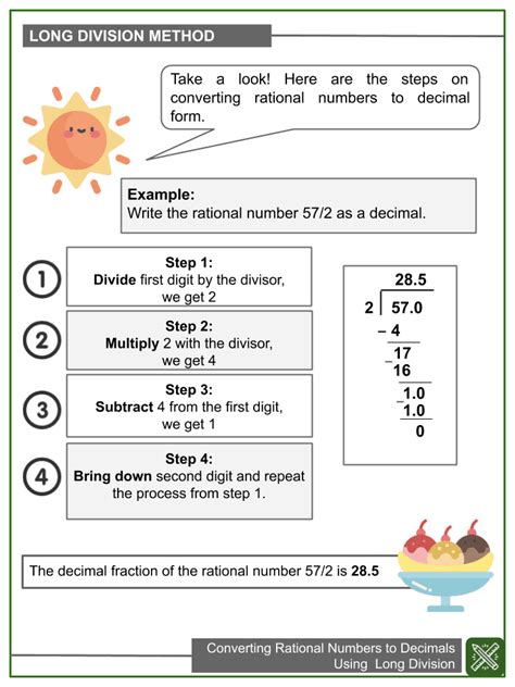 Rational Numbers And Decimals Worksheet Lesson 3-1