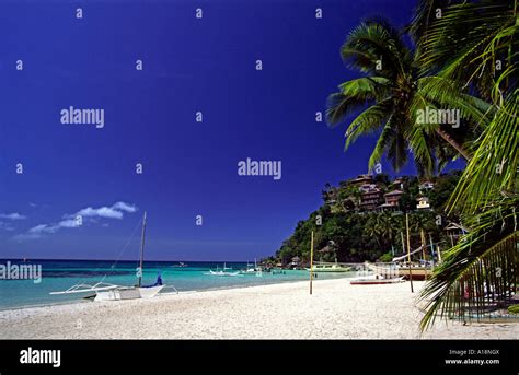 Philippines Boracay Diniwid White Beach Stock Photo Alamy