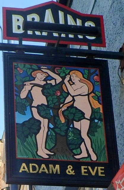 Adam And Eve Pub Sign Swansea © Jaggery Geograph Britain And Ireland