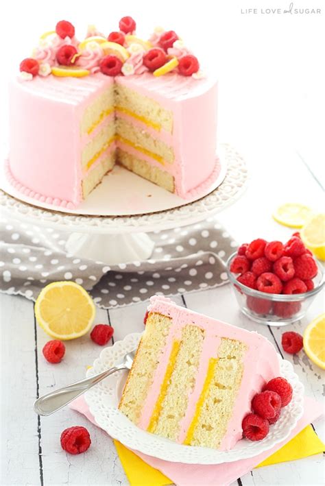 They can feed a crowd, they are easy to serve, and there are so many fabulous. Lemon Raspberry Layer Cake - Life Love and Sugar